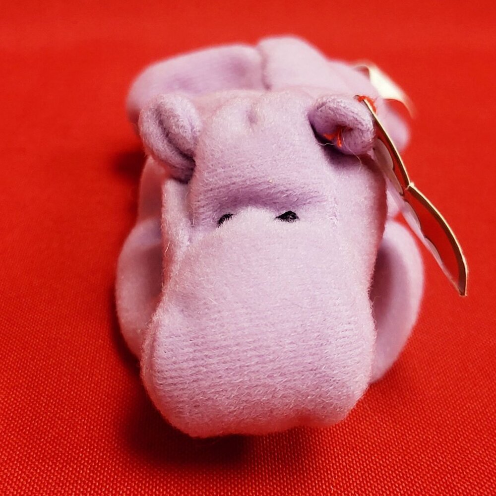 Ty Teenie Beanie Babies Happy The Hippo Plush Stuffed Animal